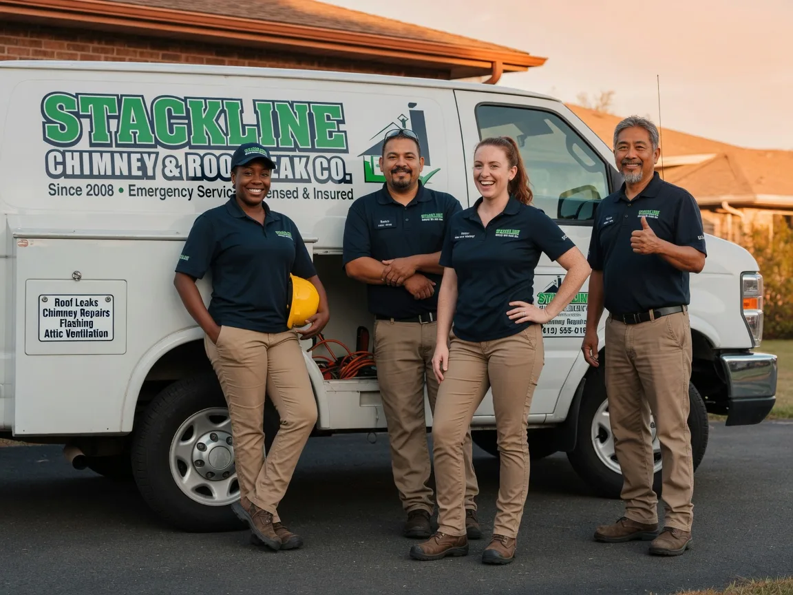 Chimney flashing repair company in Carrolls, WA